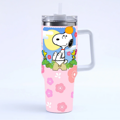 Movessira® Snoopy Daily Life Comic Tumbler