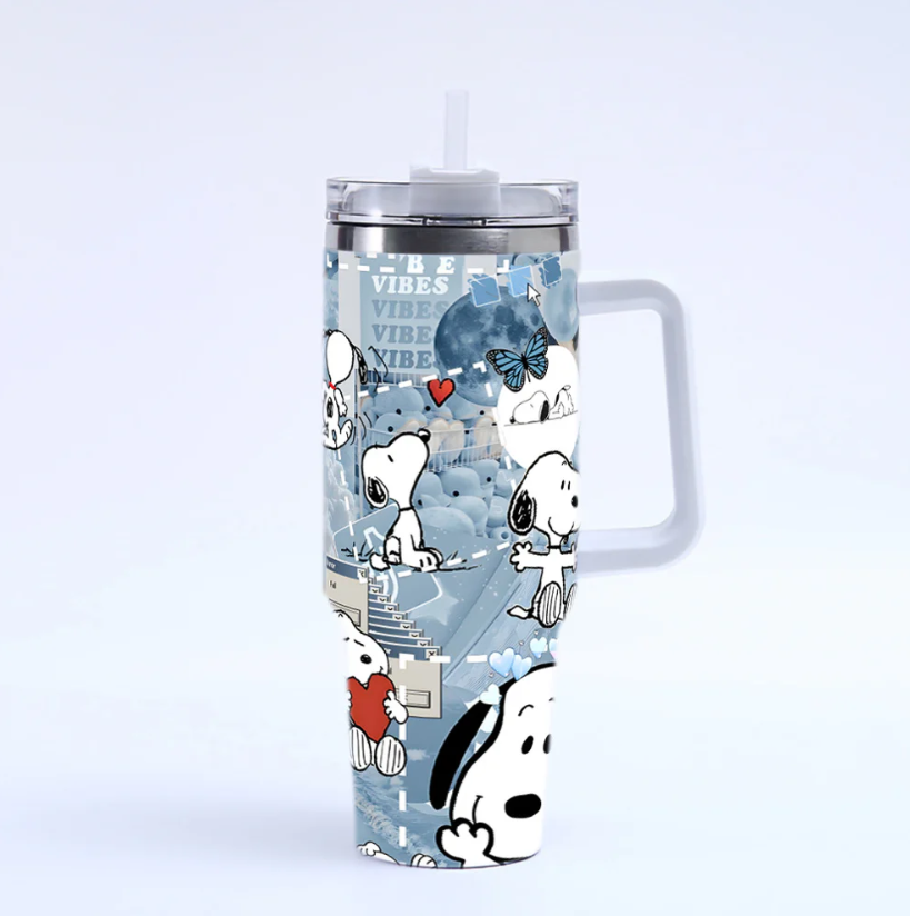 Movessira® Snoopy Daily Life Comic Tumbler