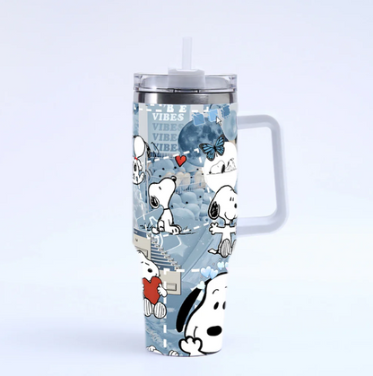 Movessira® Snoopy Daily Life Comic Tumbler