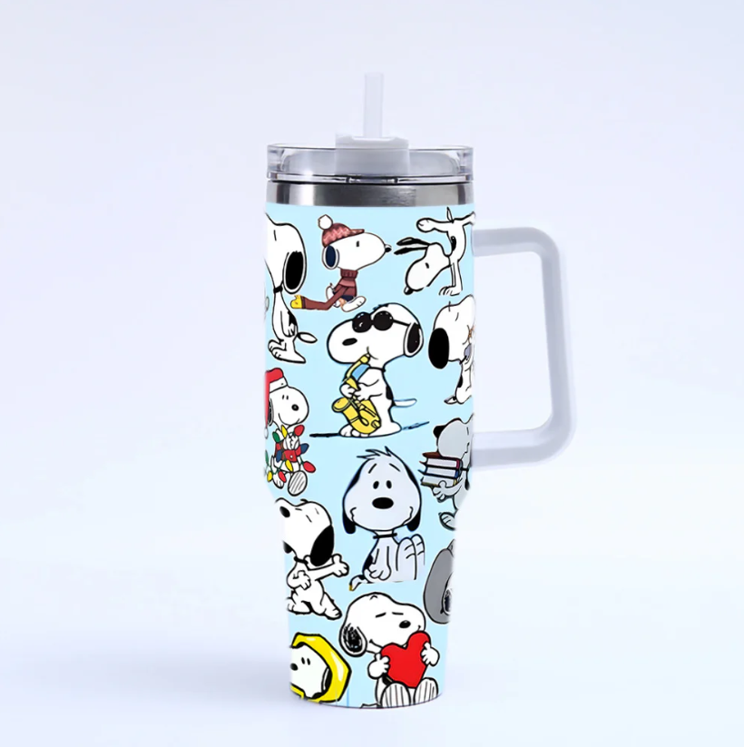 Movessira® Snoopy Daily Life Comic Tumbler
