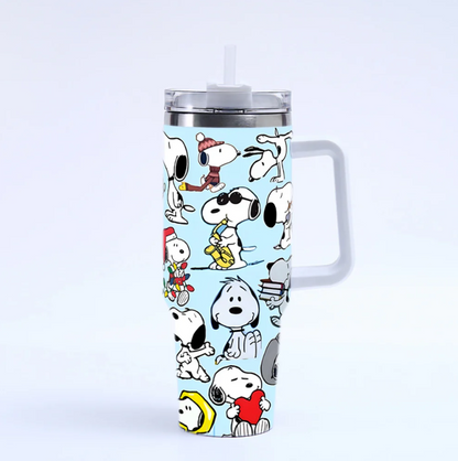 Movessira® Snoopy Daily Life Comic Tumbler